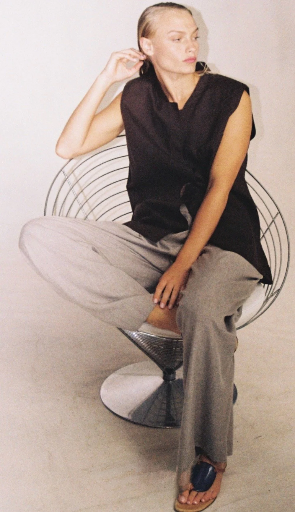MARLE | GREY MARLE MORRIE PANT.