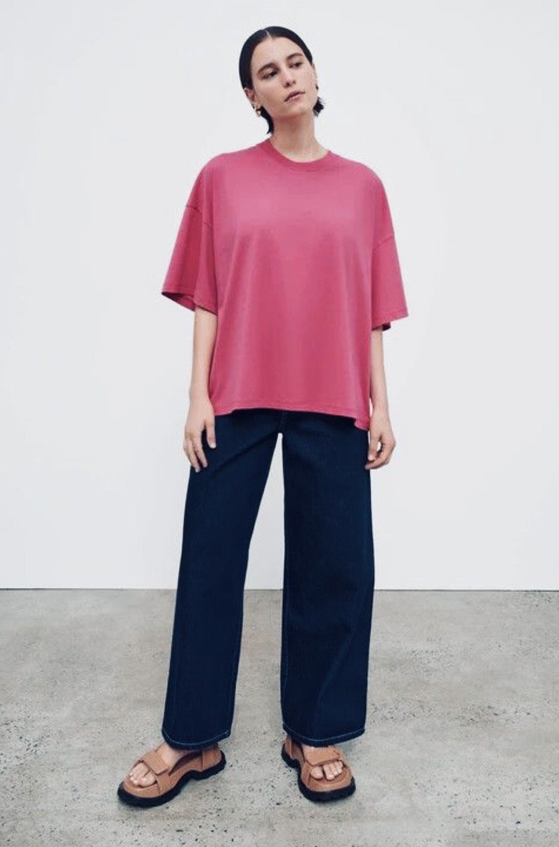 KOWTOW | MAGENTA BOXY TEE.