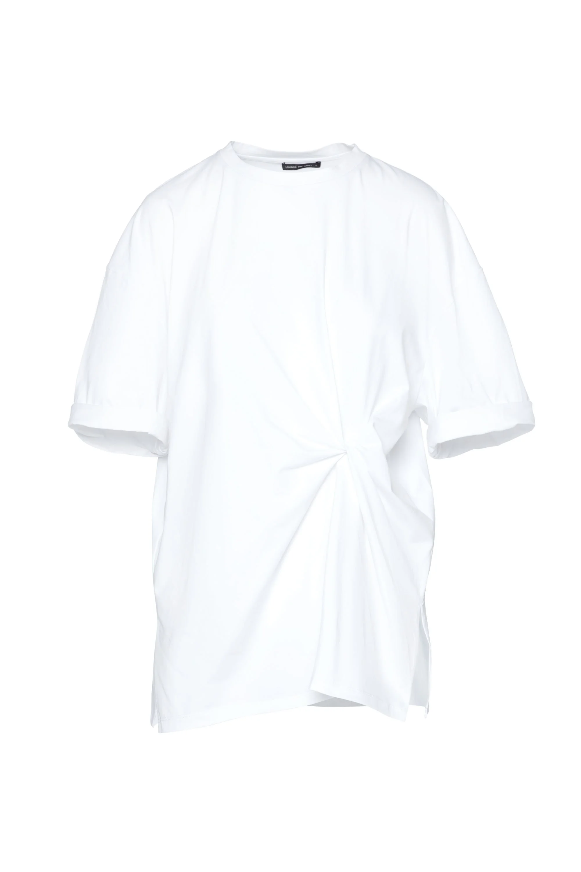 LOUNGE | WHITE TWIST FRONT TOP.
