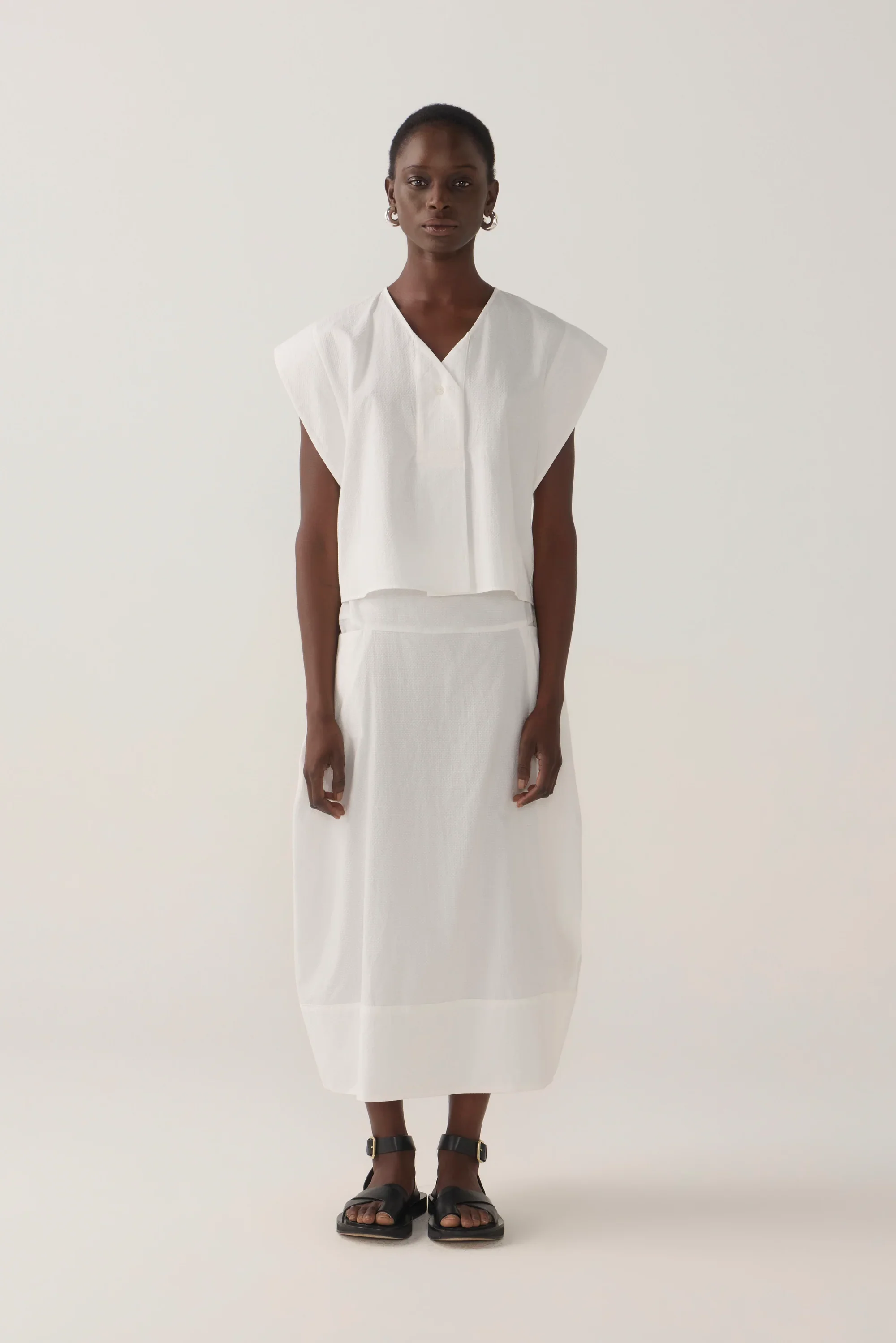 FOEMINA | WHITE LARK TOP.