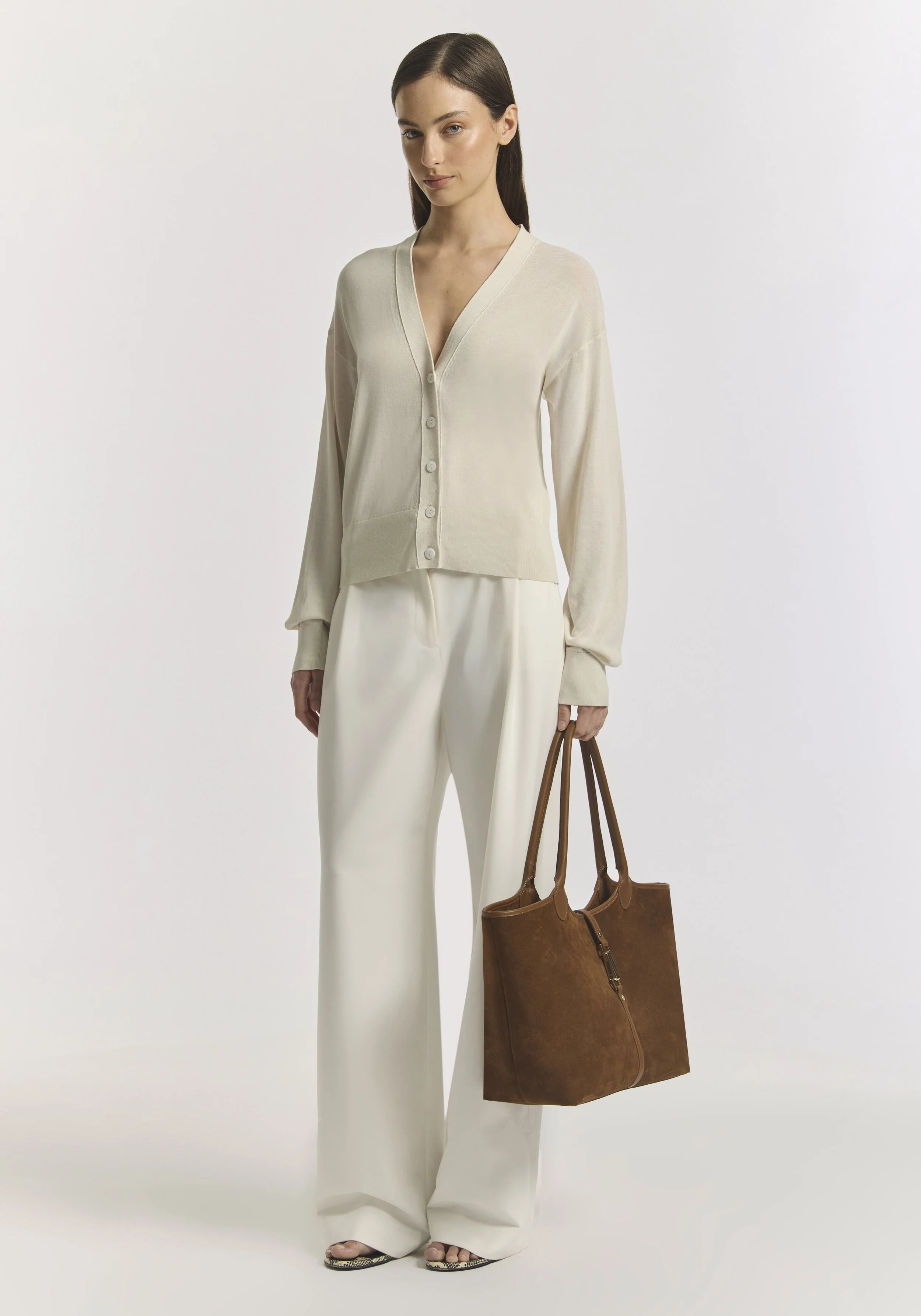 VIKTORIA & WOODS | LIMESTONE GLASGOW CARDIGAN.