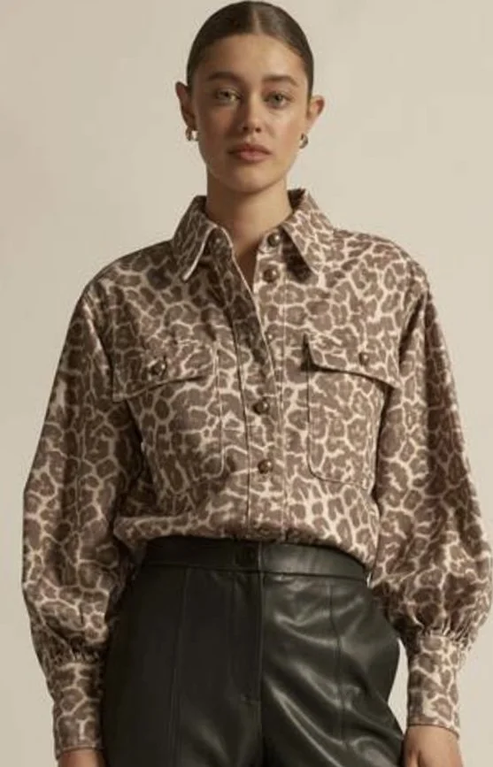 ZOE KRATZMANN | OCELOT CREST TOP.