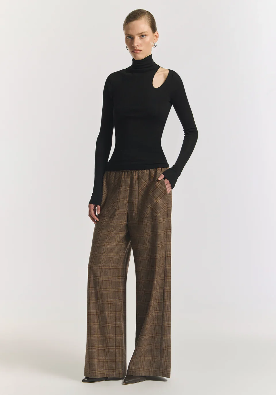 VIKTORIA & WOODS | TAPESTRY CHECK PANT.