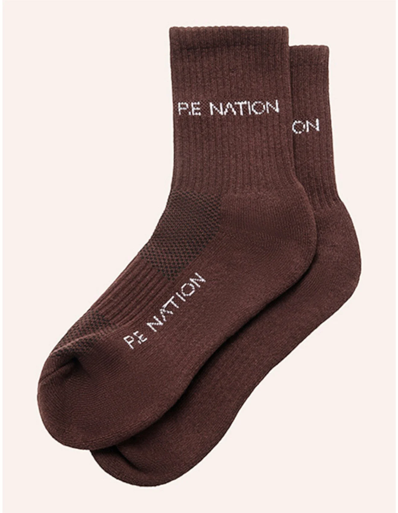 PE NATION | DARK PLUM SIGNATURE SOCK.