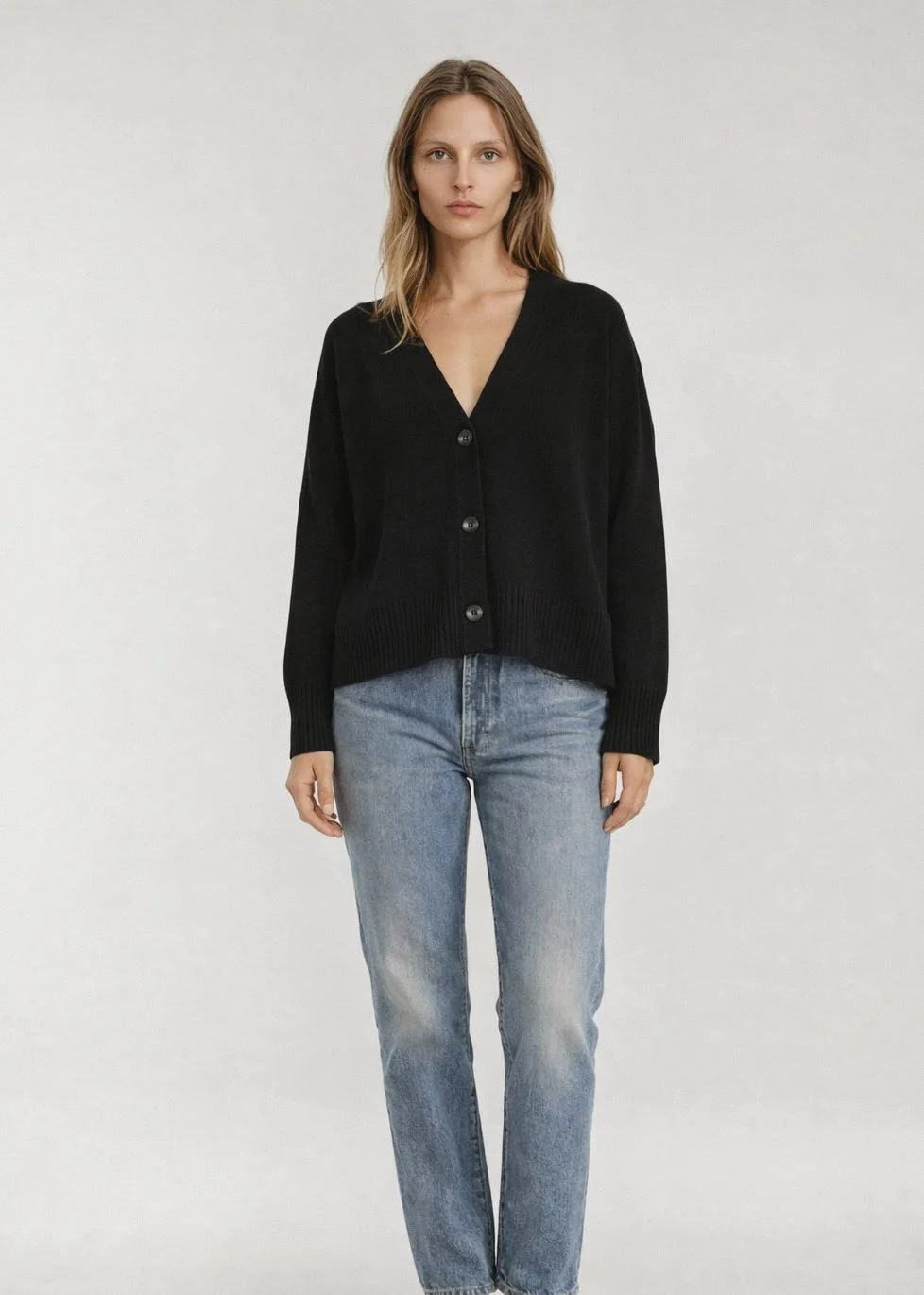 ALETE THREADS | BLACK TIBER OVERSIZED CARDI.