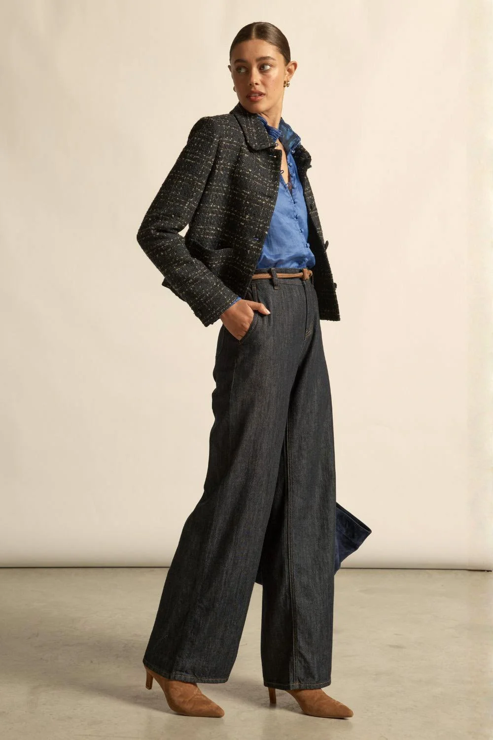 ZOE KRATZMANN | MIDNIGHT PLUME JACKET.