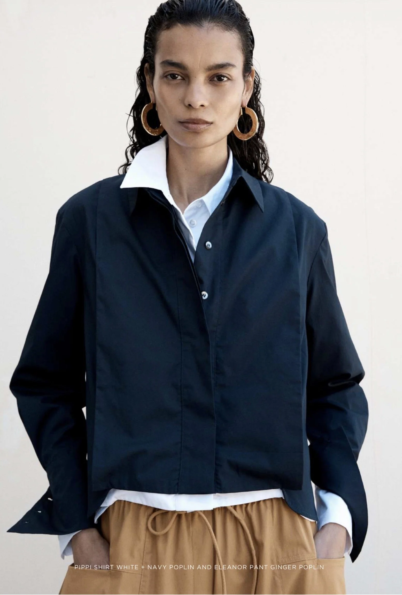 FOEMINA | NAVY PIPPI SHIRT.