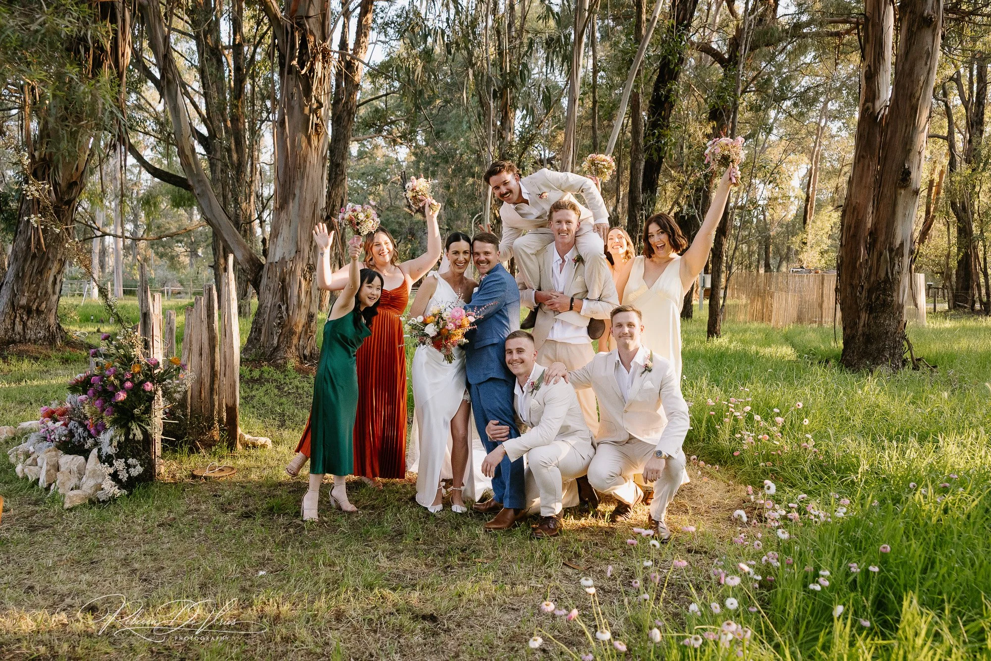 Perth Wedding Photography. Perth Hills. Bridal Party photos