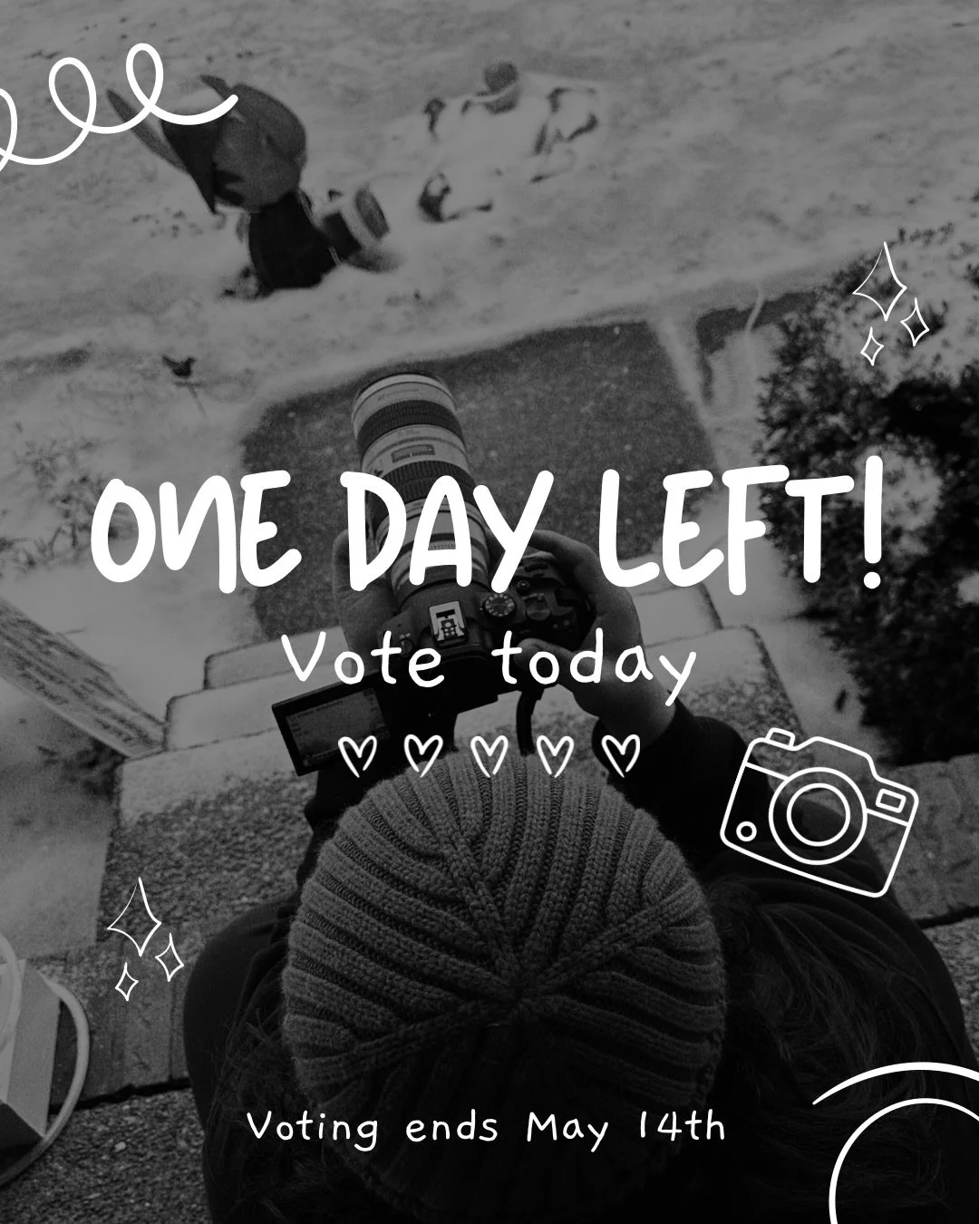 I am currently in 3rd place in my group! Tomorrow is the last day to vote. Please help me keep the momentum up so I can make it to the next round! Thank you all who have been voting so far &hearts;️

You get one vote every 24 hours with the option to