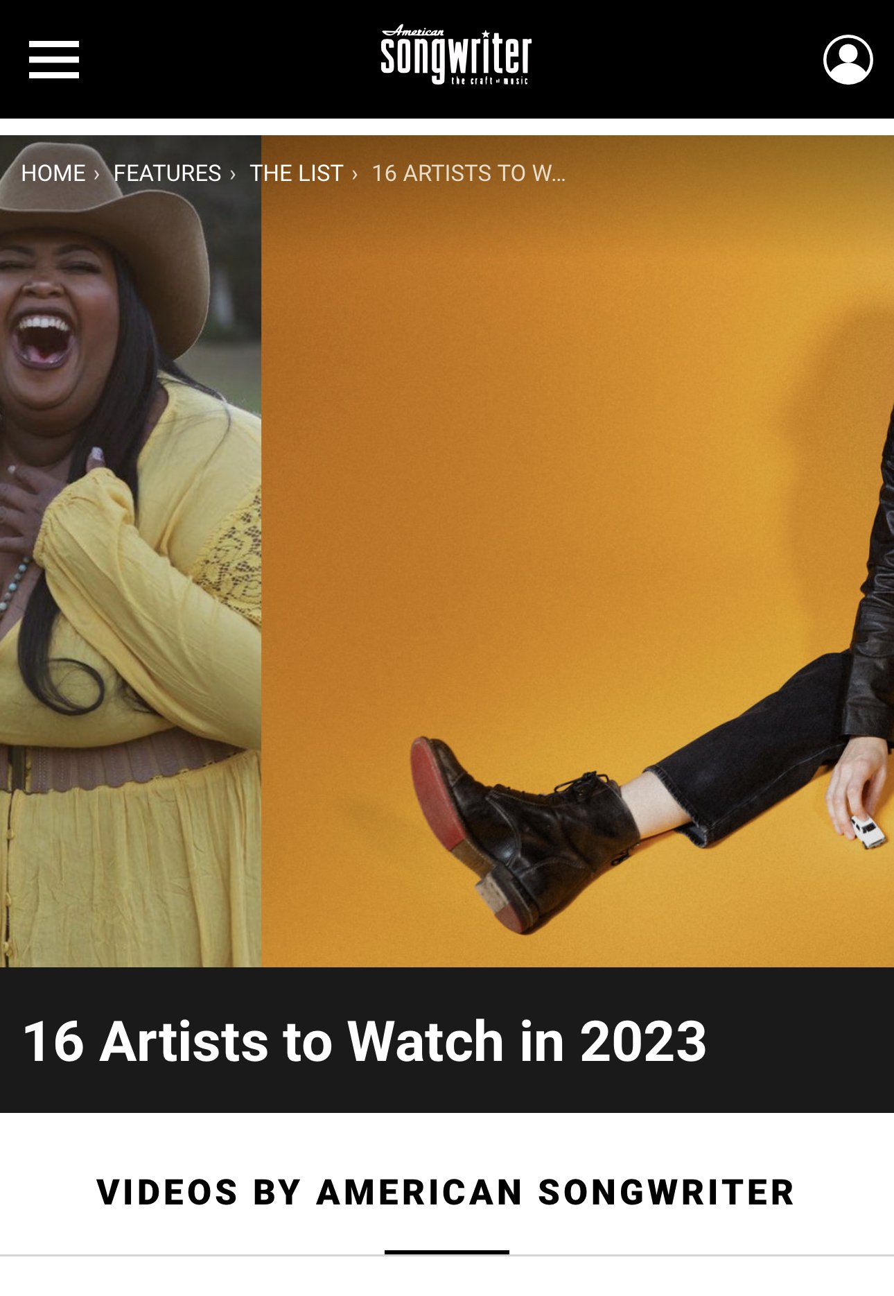 American Songwriter -16 Artists to Watch in 2023 - Alicia Blue