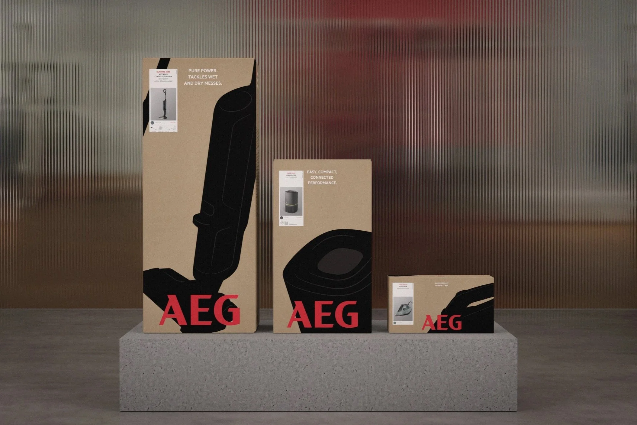 AEG packaging design system