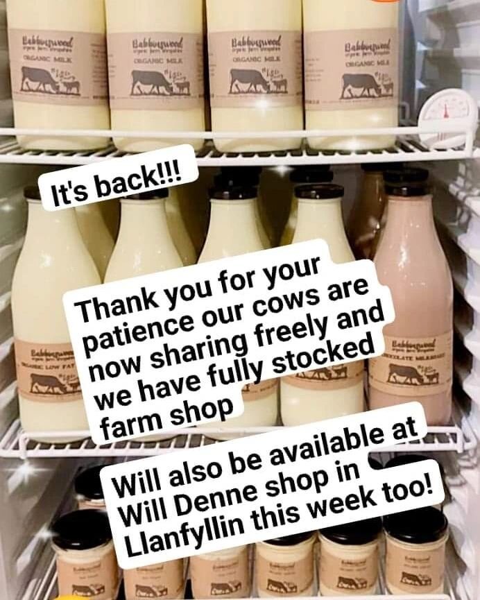 REPOST...

Our Dairy products are back on!! In classic zero to hero rates....

This comprises of three types of milk raw*, whole (pasteurised) milk, low fat (pasteurised) milk, thick cream, greek style yogurt and lebnah style soft cheese and our new 
