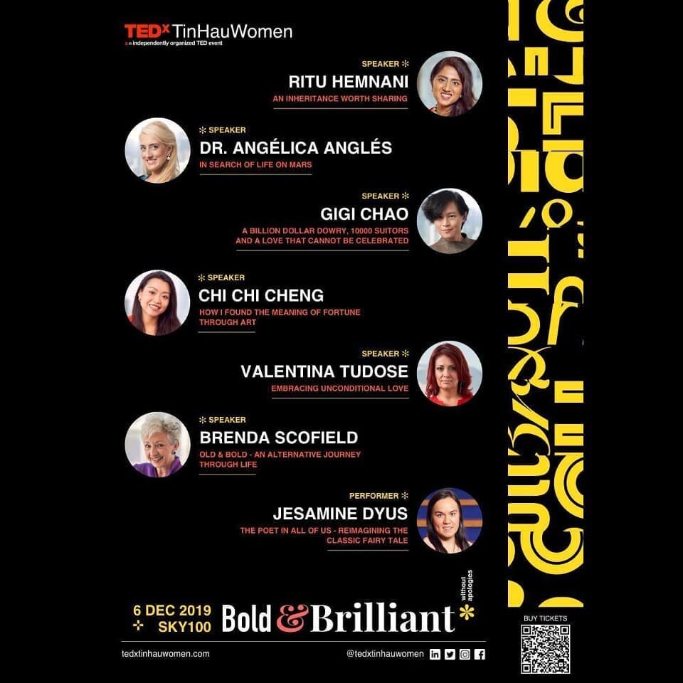 Shout out to our friends at @tedxtinhauwomen for organising another powerful, bold and brilliant event!
.
#TEDxTinHauWomen #BoldAndBrilliant #WithoutApologies