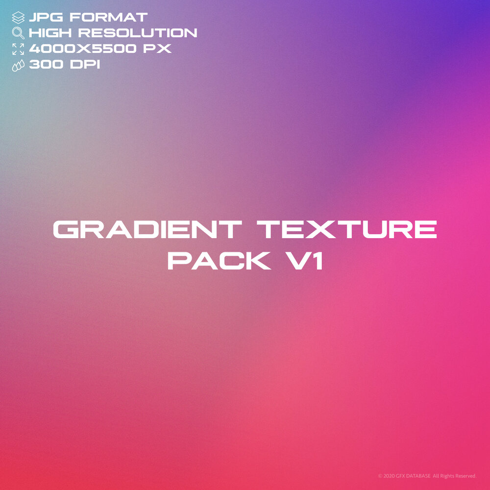 Free Gradient Textures, 5 Backgrounds JPEGs