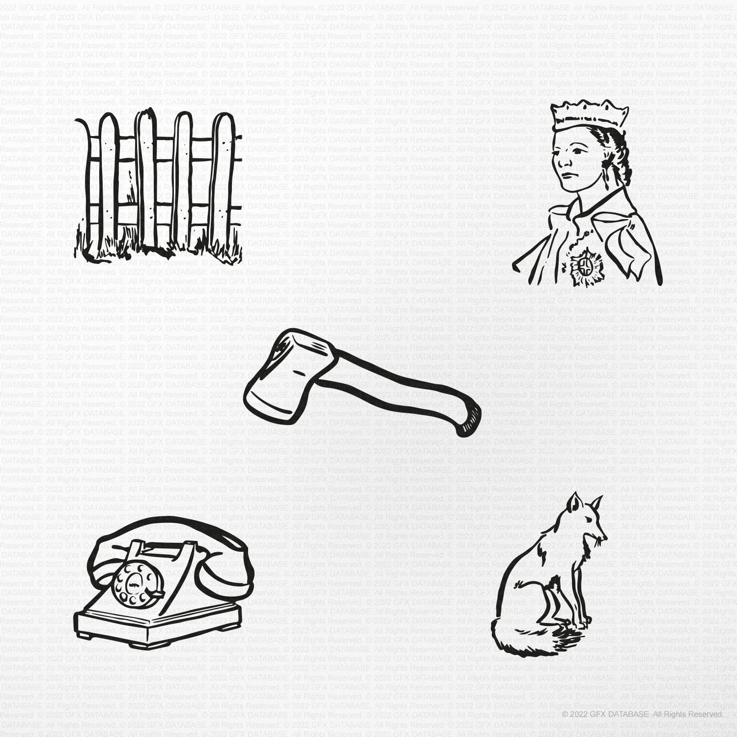 Vector Objects Pack V1 — GFX DATABASE