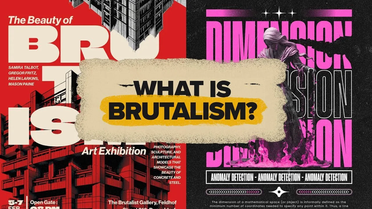 Brutalism in Graphic Design