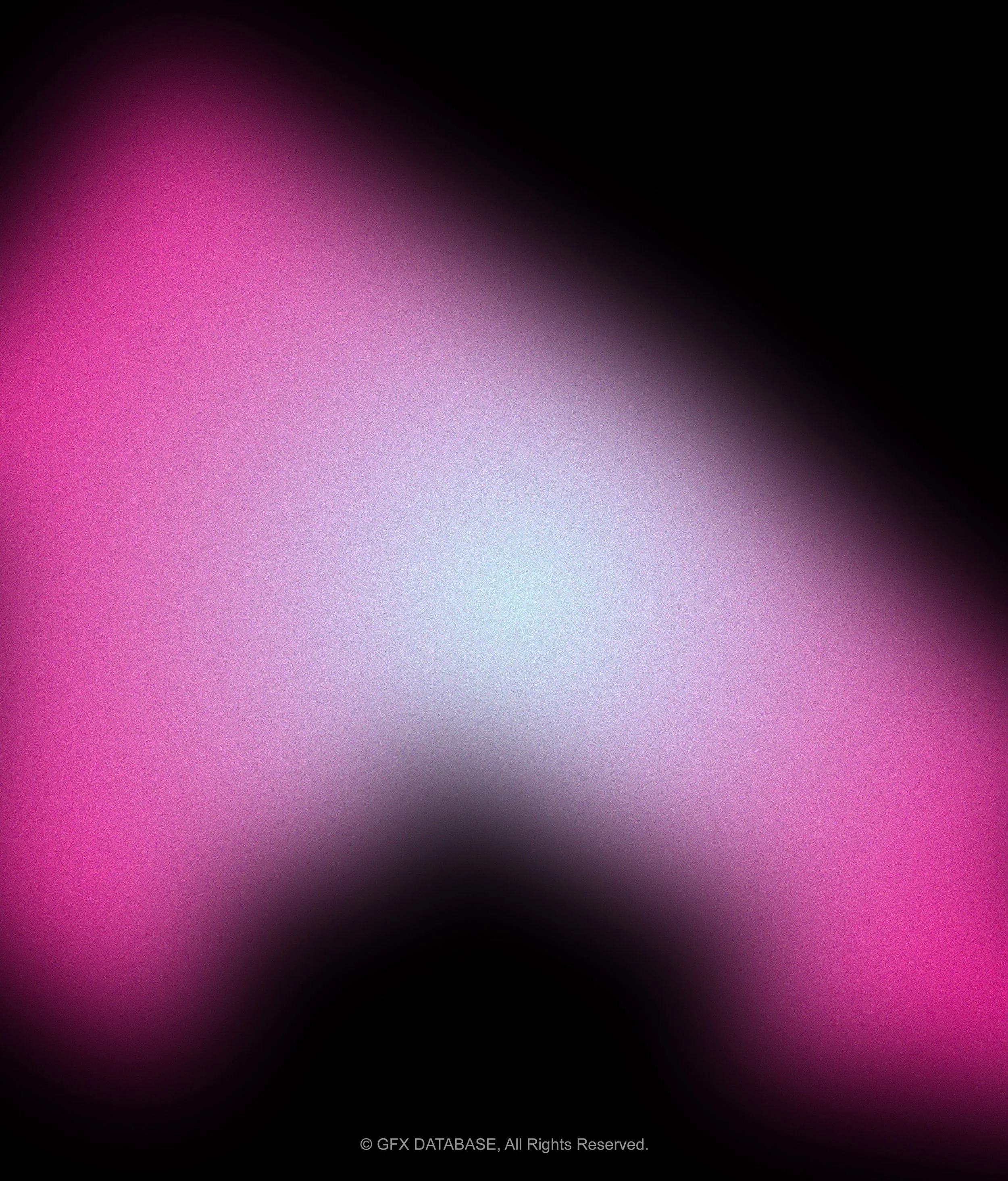 Soft gradient mark assets used as branding overlays in a poster design layout