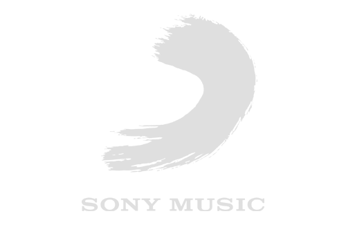 Sony Music logo with a stylized gray 'S' shape and text beneath it.