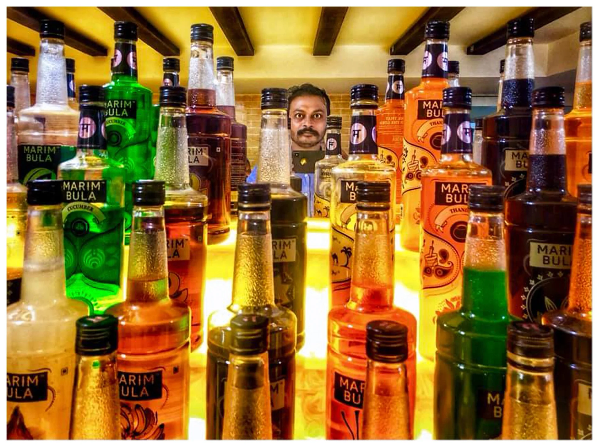  Me, Ritam Banerjee, a photographer having  fun with syrup. 