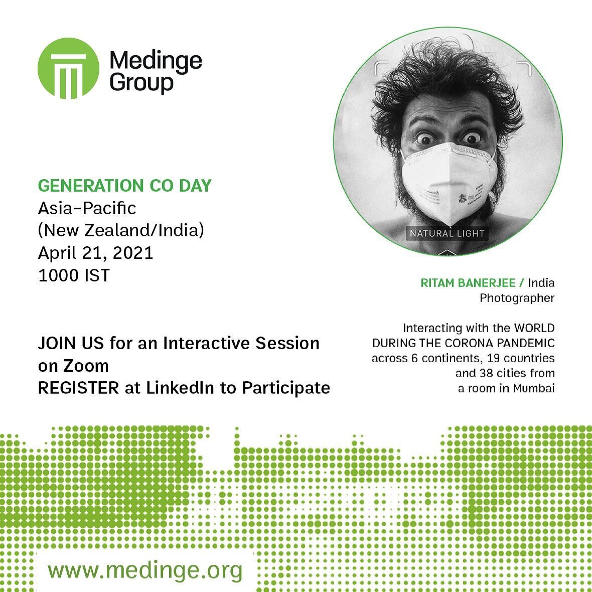 GENERATION CO WAVE, APRIL 21, 2021

Let&rsquo;s have a global wave!

Join us on Gen Co Day at our global wave of dialogues on April 21, 2021 to discuss if we are all Generation Co now.

To participate, register through Linkedin
https://lnkd.in/gffuCe