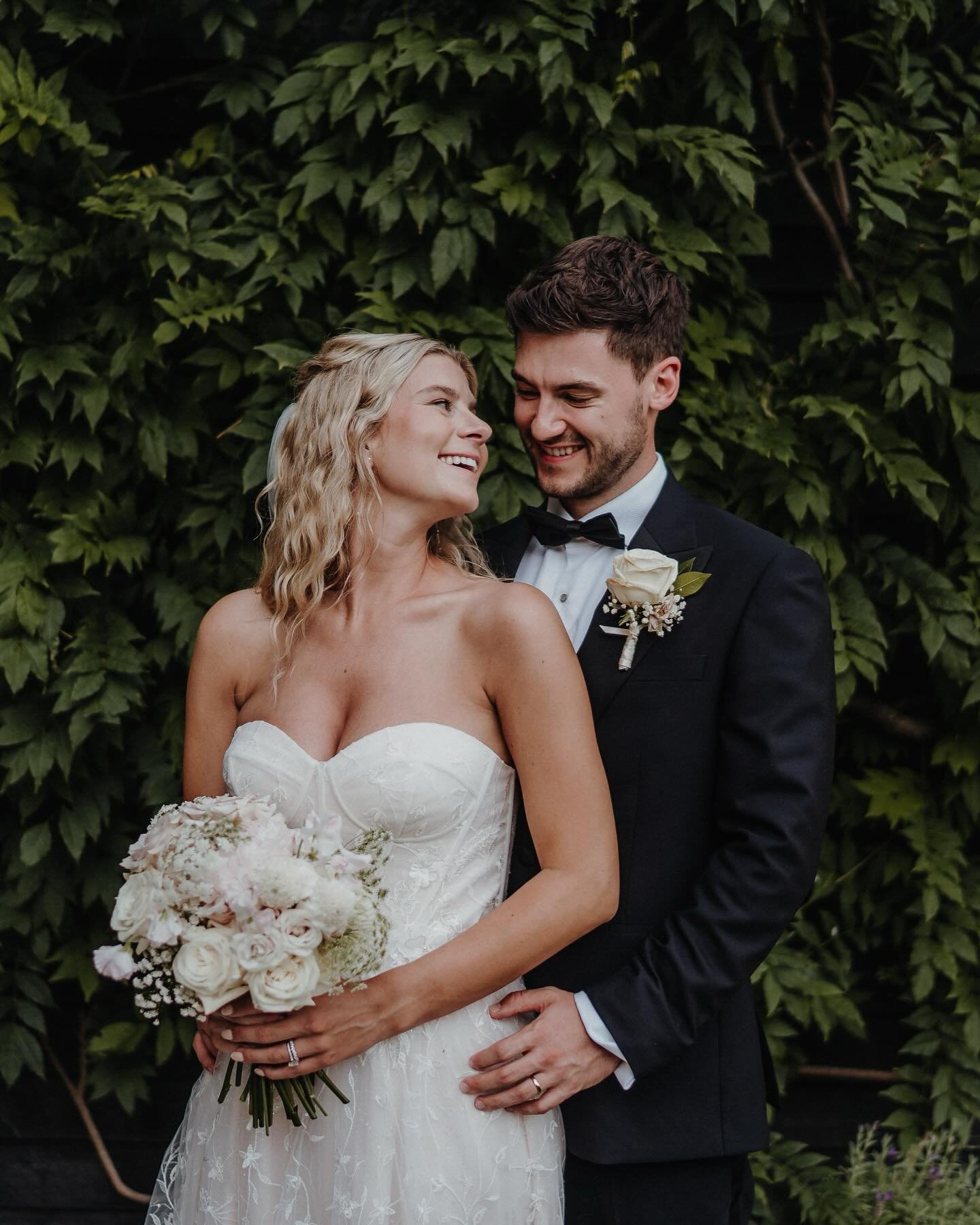 Krystyna &amp; Max at the always amazing Millbridge Court! Such a pleasure to shoot their day and be a recommended supplier at this venue 😁

Venue: @millbridgecourt 
Flowers: @floraandbeeflowers 
MUA &amp; Hair: @brushbeautyco 
Dress: @tillymintwedd
