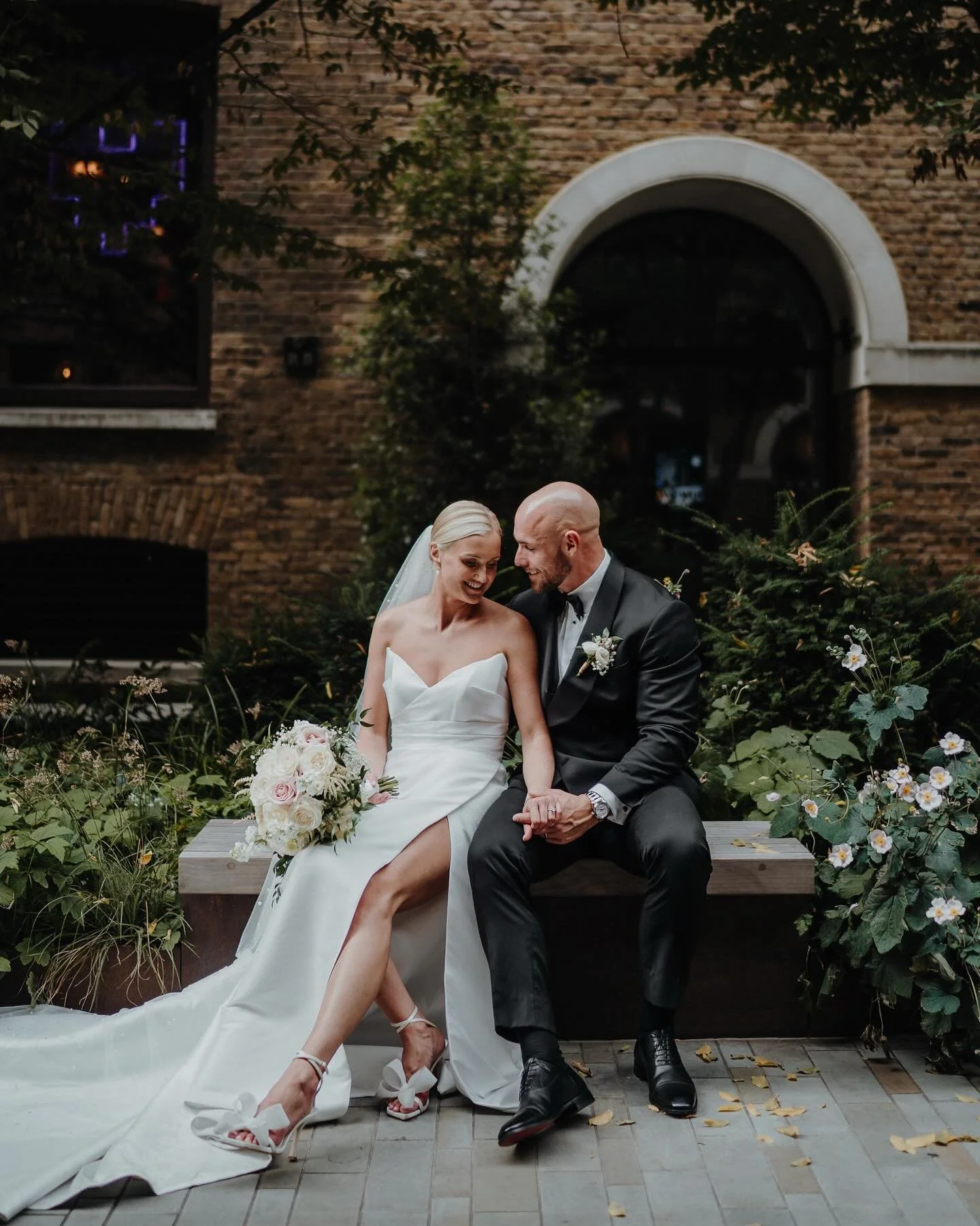 Sophie &amp; Charlie at Devonshire Terrace, London. What an amazing day from start to finish! 
 
Venue: @devterrace &amp; @drakeandmorgan 
Flowers: @helloannieflowers 
Dress: @madewithlovebridal 
MUA &amp; Hair: @vanityloungelondon 
Celebrant: @india