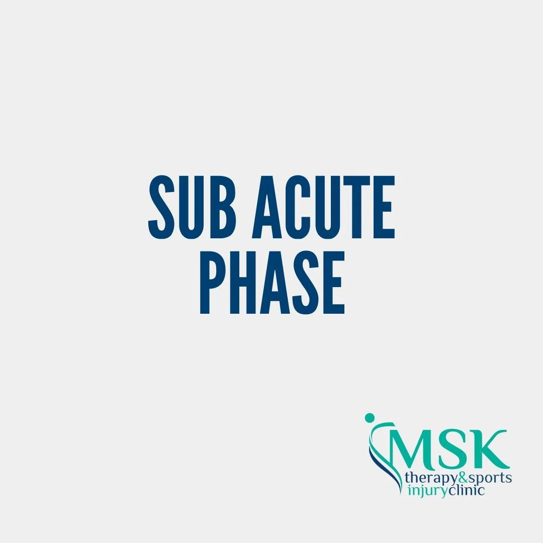 Let the healing begin!

We previously looked at the acute phase of an injury, the initial 48-72 hours, but lets now look at the sub-acute phase.  What you do during the sub-acute phase can significantly influence the long-term effects of the injury.

