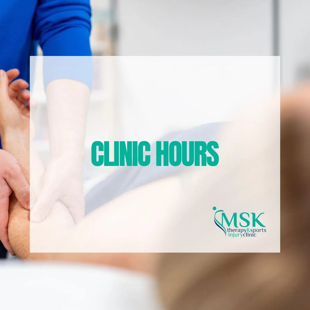 🕥 Just a reminder of our clinic hours:

Mon: 9am &ndash; 8pm
Tue: 9am &ndash; 8pm
Wed: 9am &ndash; 8pm
Thu: 12pm &ndash; 8pm
Fri: 10am &ndash; 4pm
Sat: 9am &ndash; 1pm
Sun: Closed (occasional)

#mskaberdeen #sportsmassage