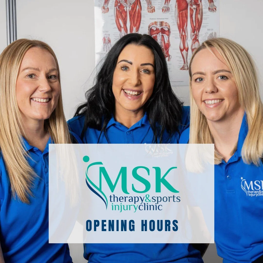 Clinic Opening Hours 🕘

Since there's been a few changes to our clinic hours recently, we thought it was time we updated them.

Swipe to find out when team MSK are available at the clinic.