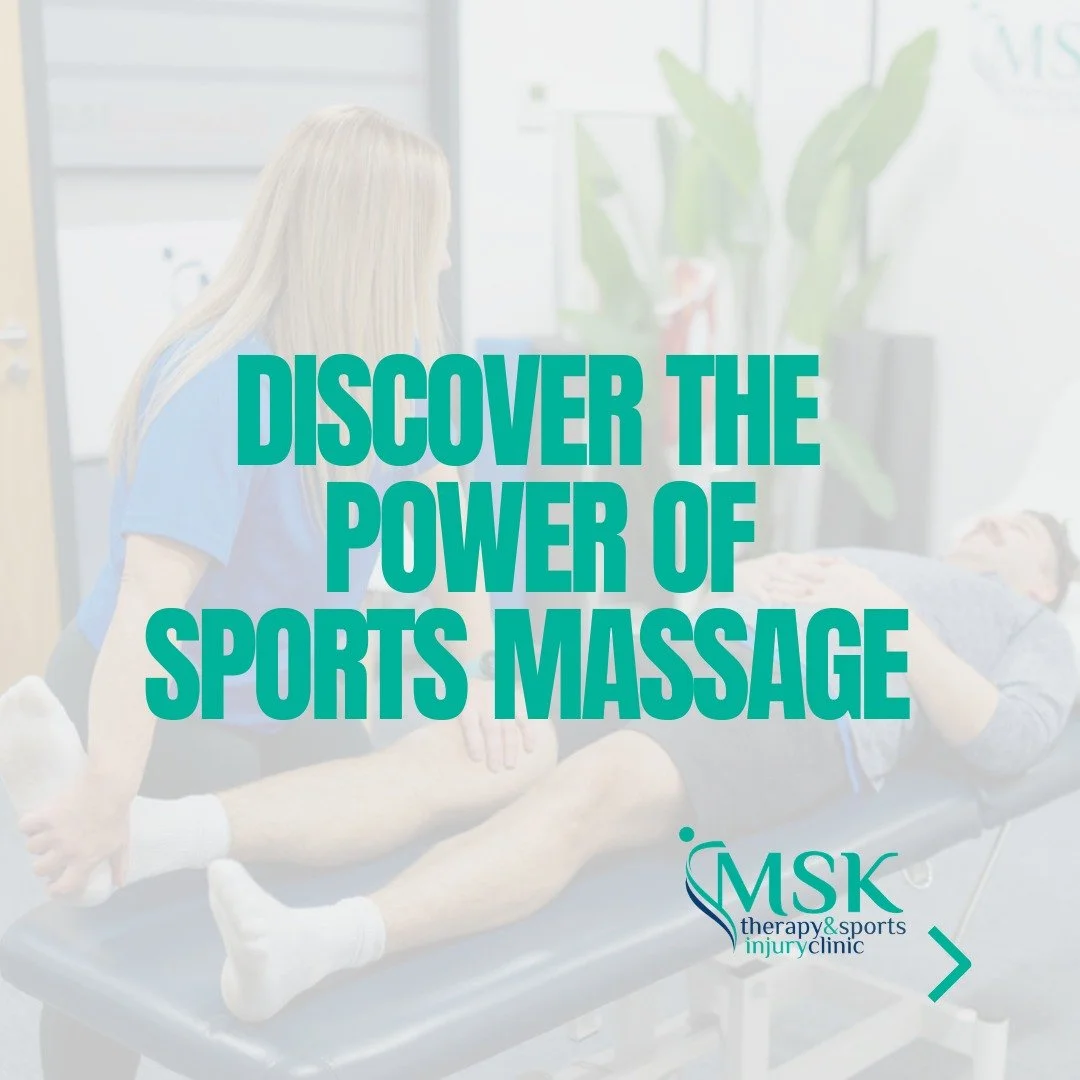 We had a few new followers recently (hey 👋) so we thought we'd share some more about what we do at MSK Therapy &amp; Sports Injury Clinic, starting with some benefits of getting a sports massage.

PS - even though we work with some amazing athletes,