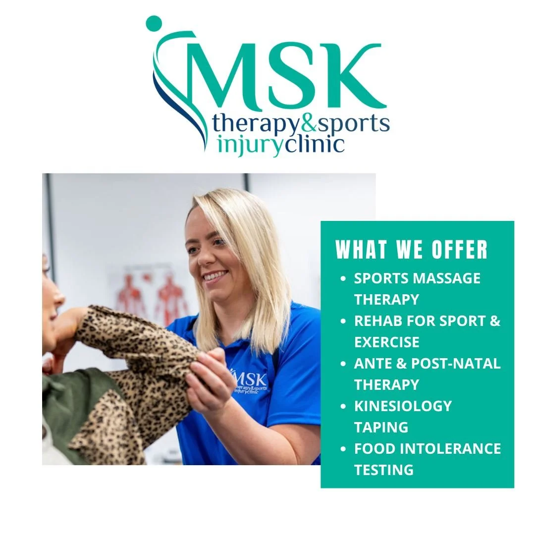 At MSK Aberdeen, we specialise is Sports massage therapy and soft tissue therapy, but we're not limited to massage.  The team have a number of additional techniques including medical acupuncture, kinesiology taping and osteopathic spinal manipulation