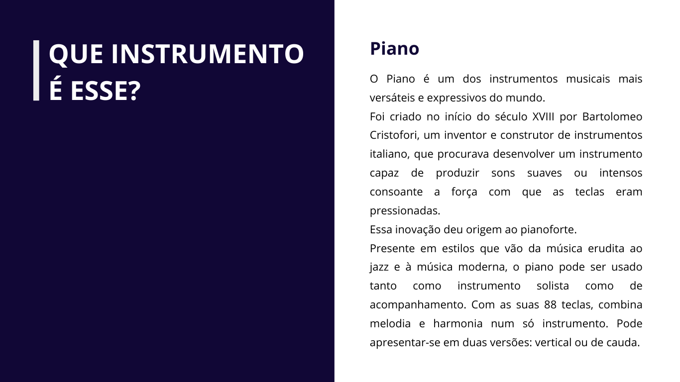 Que Instrumento é esse?