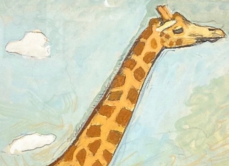 Erich Hermes (1881-1971), Girafe, 1960