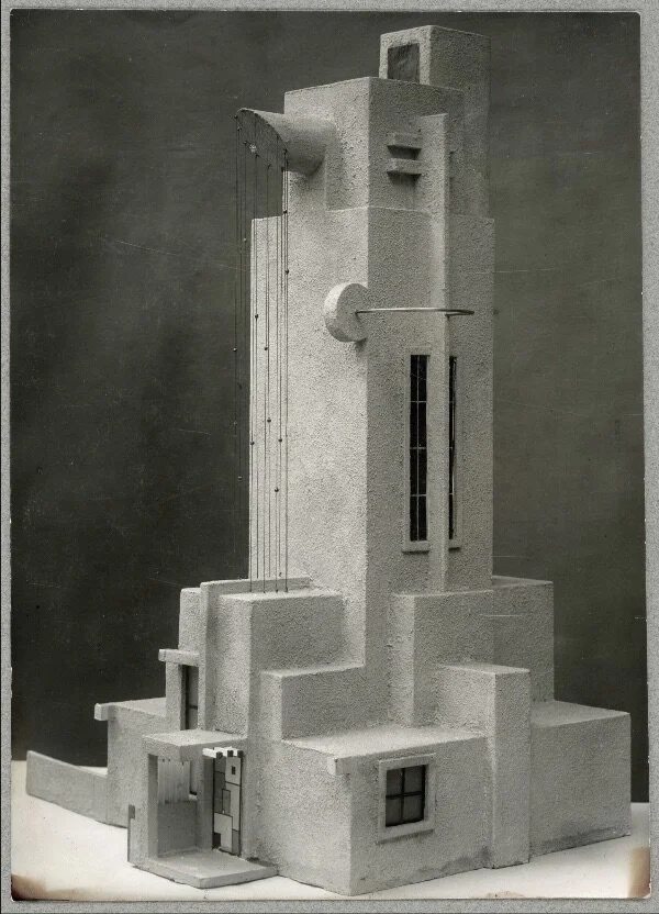 Maquette du laboratoire de Einar, crée par Fernand Léger, tirage d'époque, image (DR)