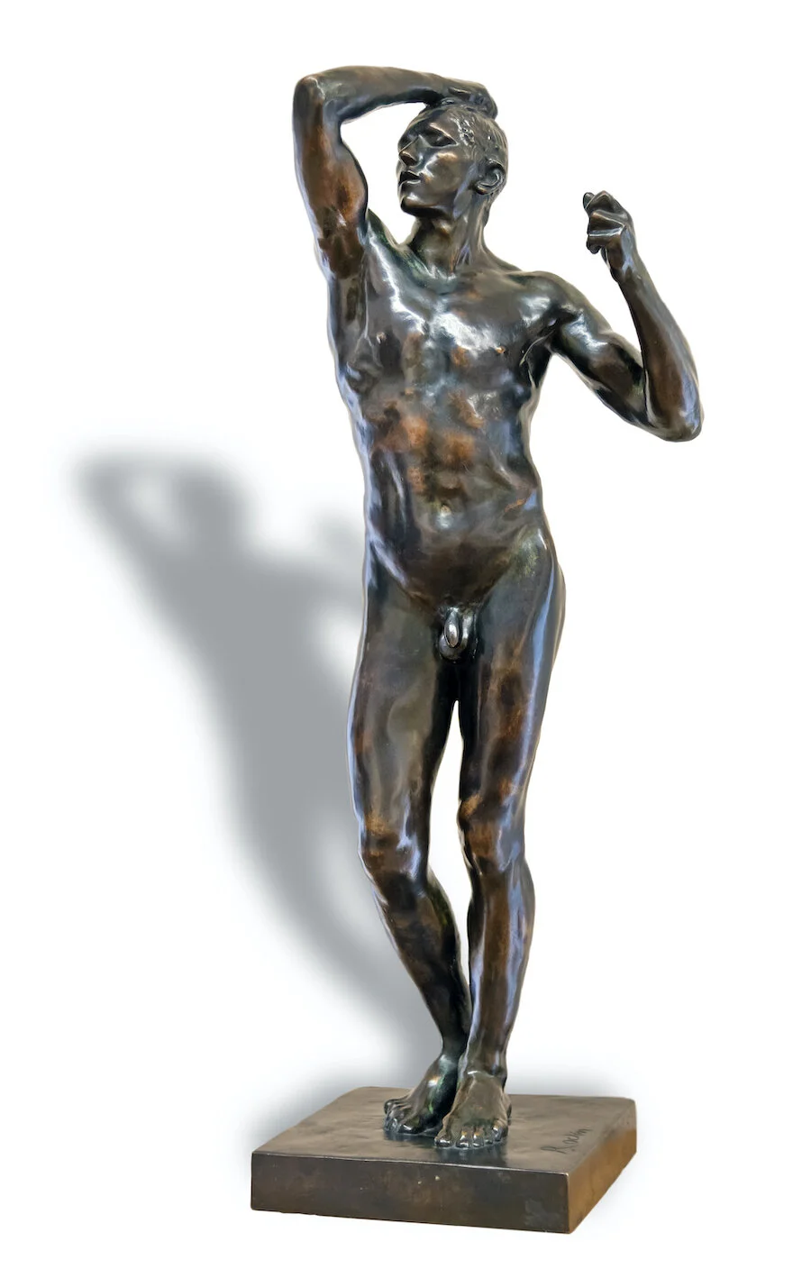 Auguste Rodin (1840-1917), L’Âge d’Airain, 1875Epreuve en bronze à patine brune, Haut.: 178 cm - Image (DR)