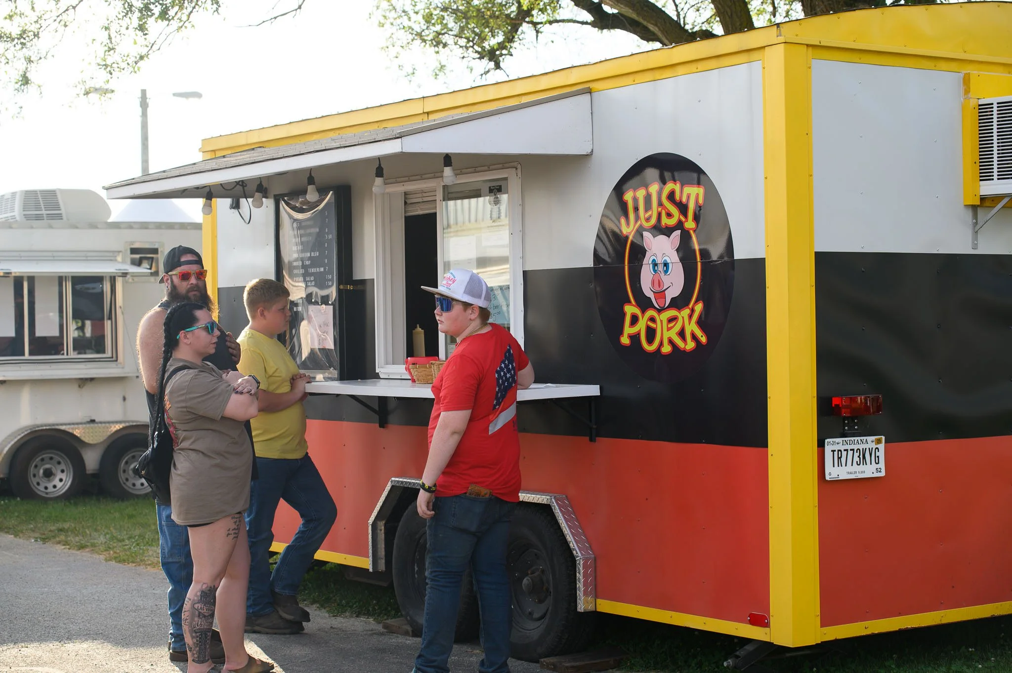 Fair Food Vendors at the Miami County 4-H Fair in Peru Indiana
