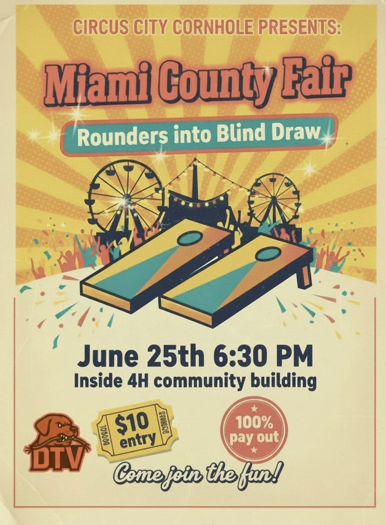 Circus City Cornhole Tournament 