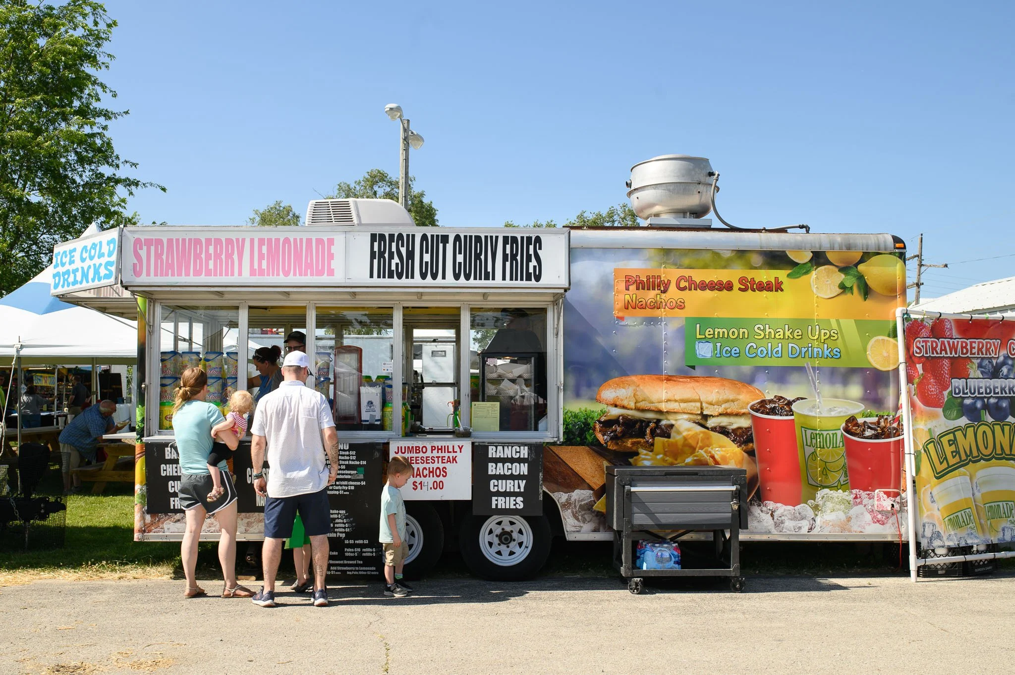 Food Truck Vendor at the County 4-H Fair in Peru Indiana