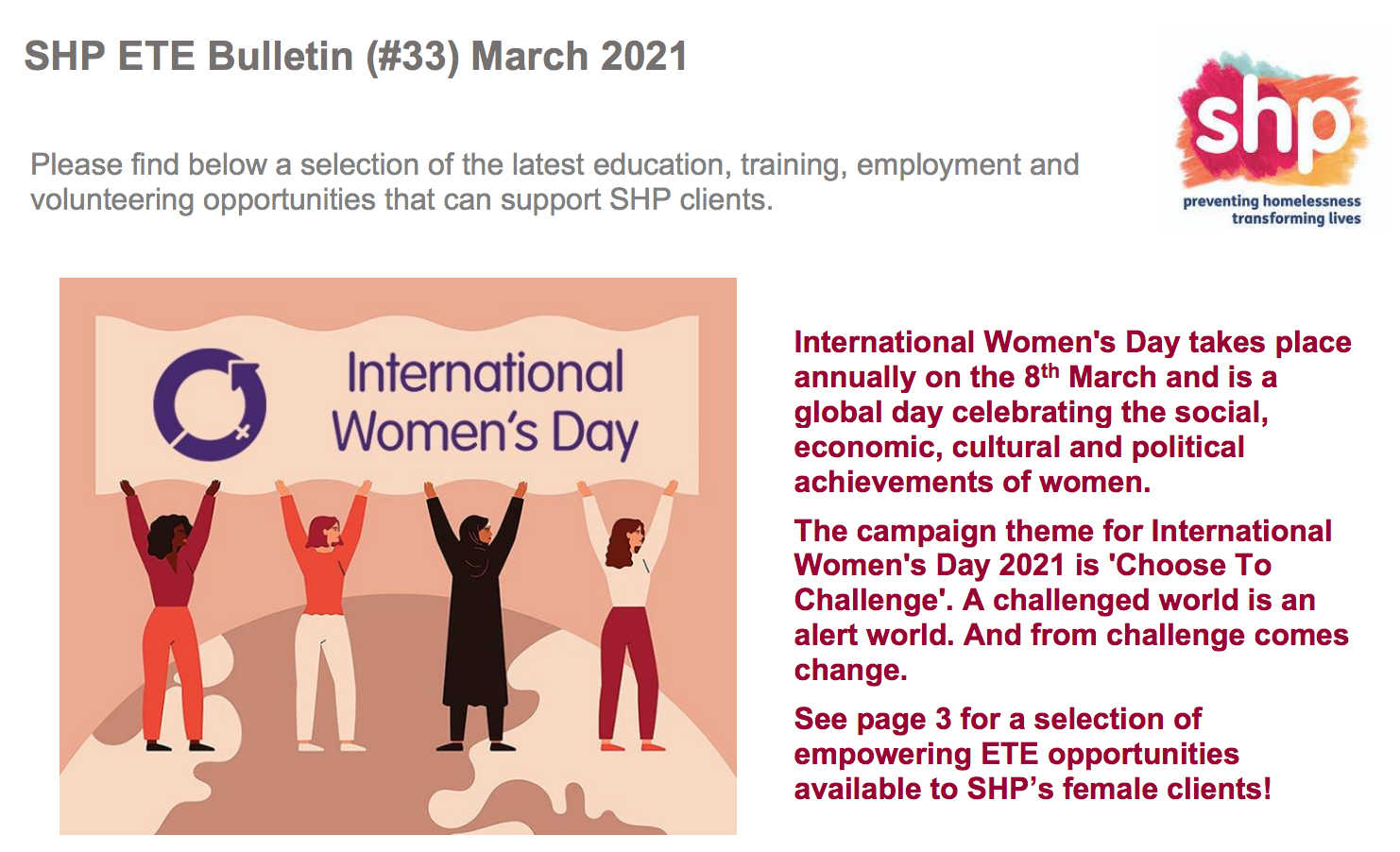 Achieving Potential Bulletin - March 2021