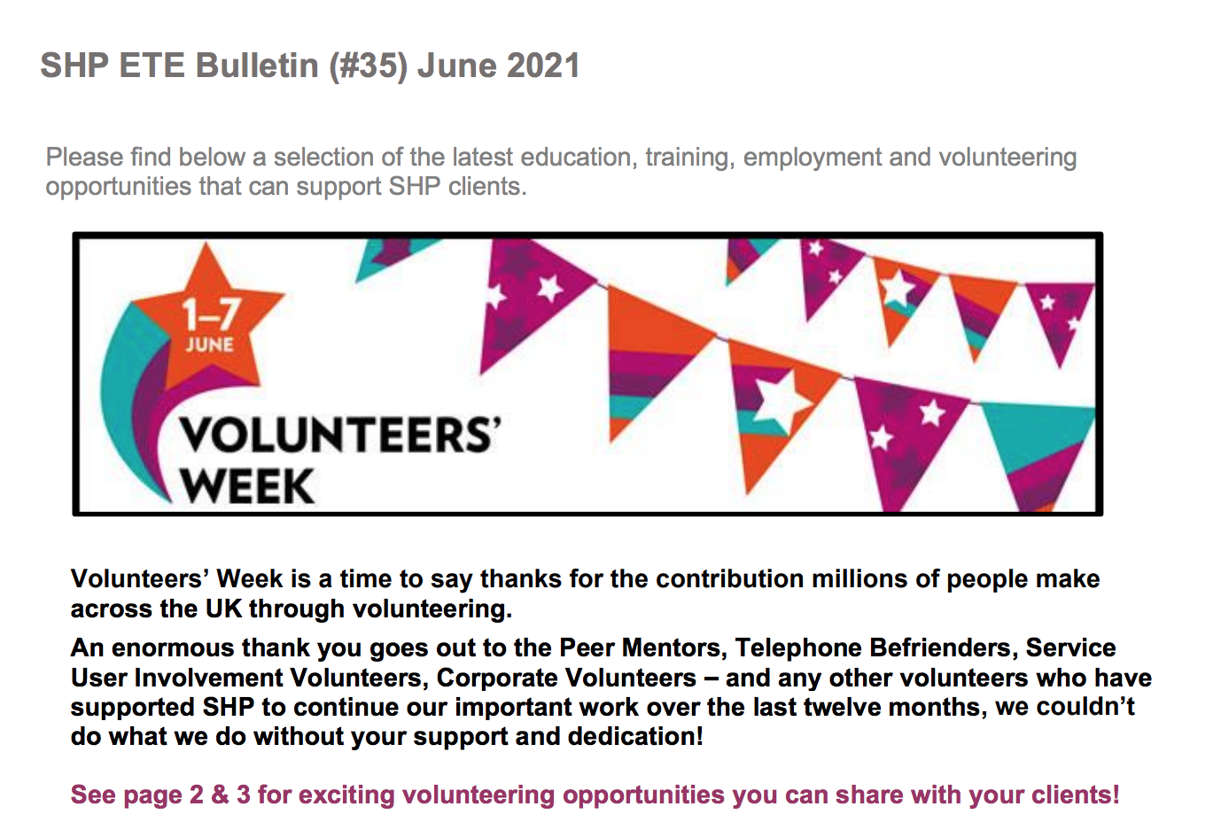 Achieving Potential Bulletin - June 2021