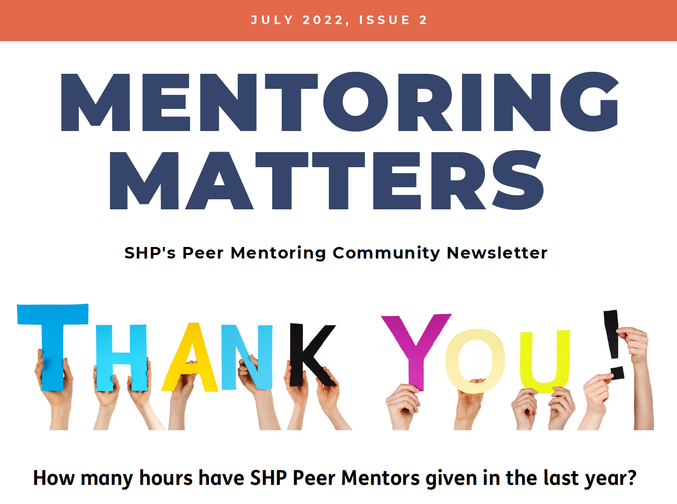 Mentoring Matters Newsletter - July 2022