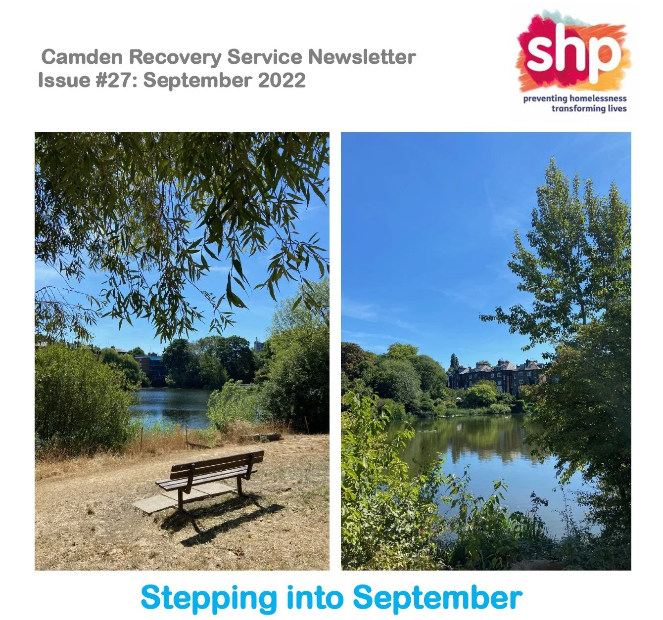 Camden Recovery, Aftercare and ETE Services Newsletter - September 2022