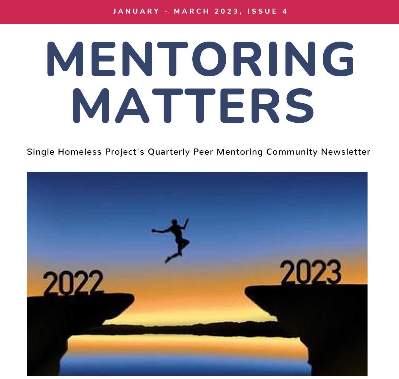 Mentoring Matters Newsletter - Jan-Mar 2023