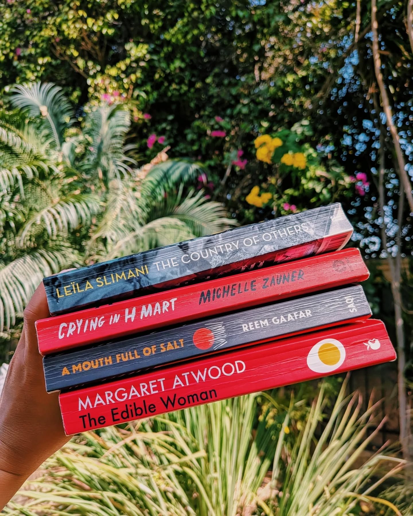 All the books I read while in Egypt these past few weeks. Unintentionally they all seem to circle the same questions: what it means to be a woman, to belong, to inherit and unlearn. To carry love, loss, and lineage without disappearing into them. My 