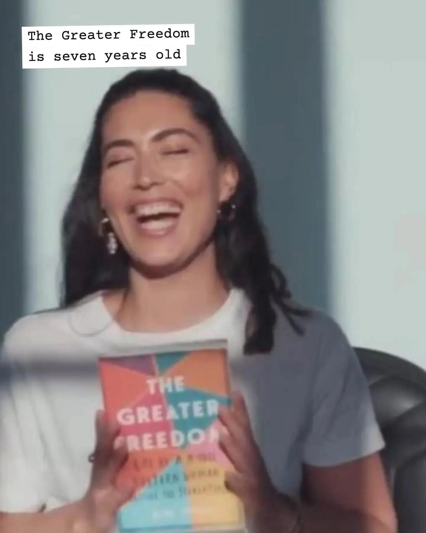 Happy 7th (!!) birthday to my first book, The Greater Freedom 🙏🏽✨

Truth be told, every year that passes I feel further away from the version of myself who wrote it, and ever more impatient that my second book is taking this long to enter the world