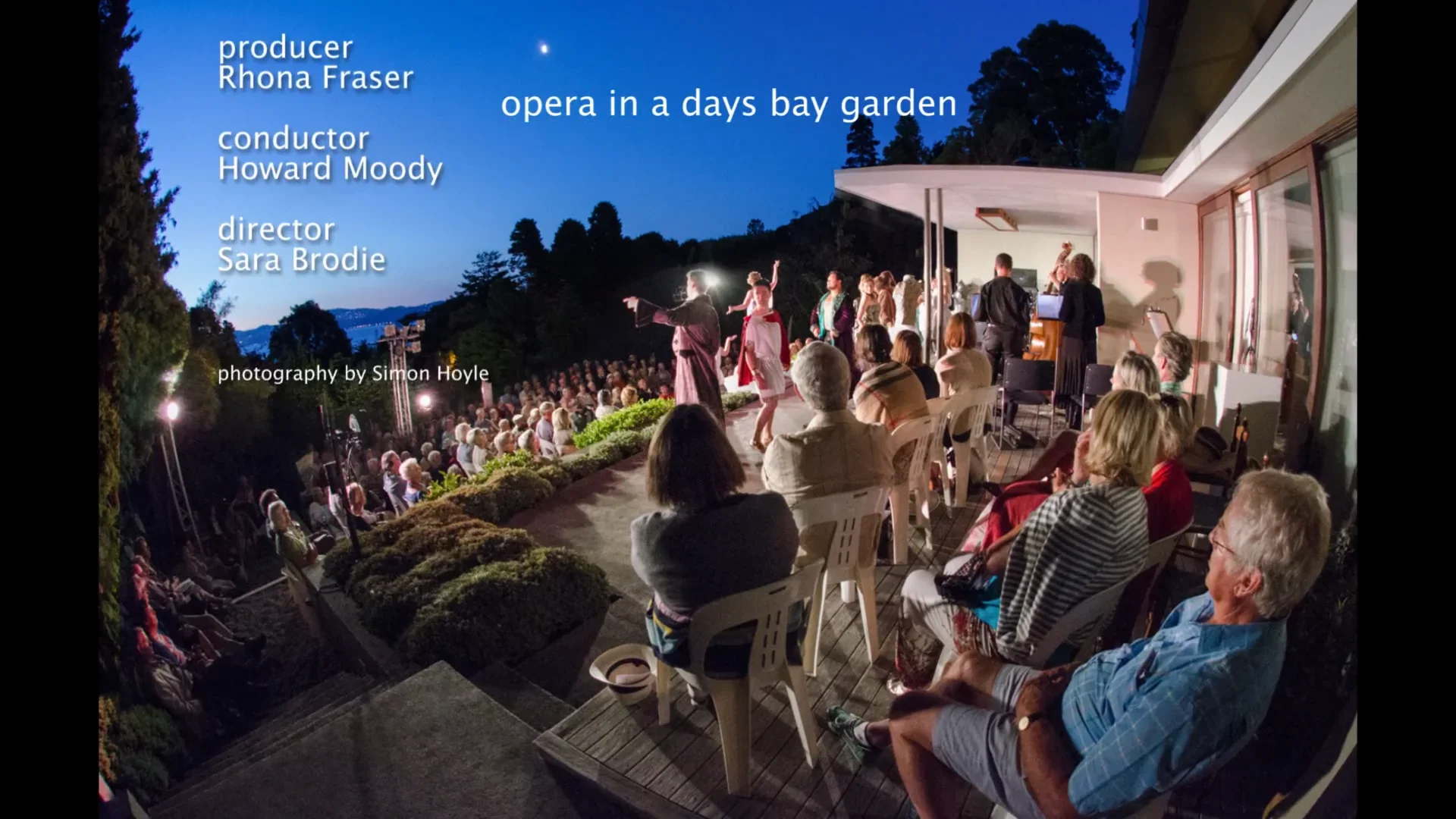 Opera in a Days Bay Garden