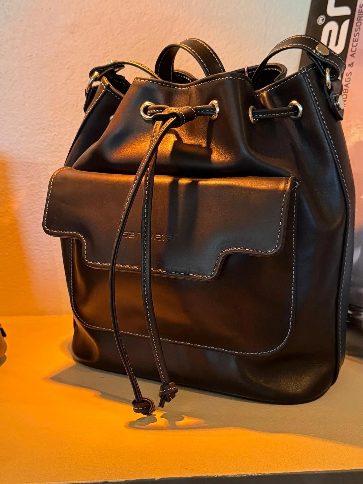 Ryggsäck i läder San Peter