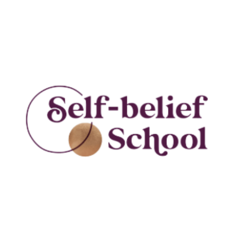 Logo for Self-belief School with a stylized letter 'C' and a brown circle.