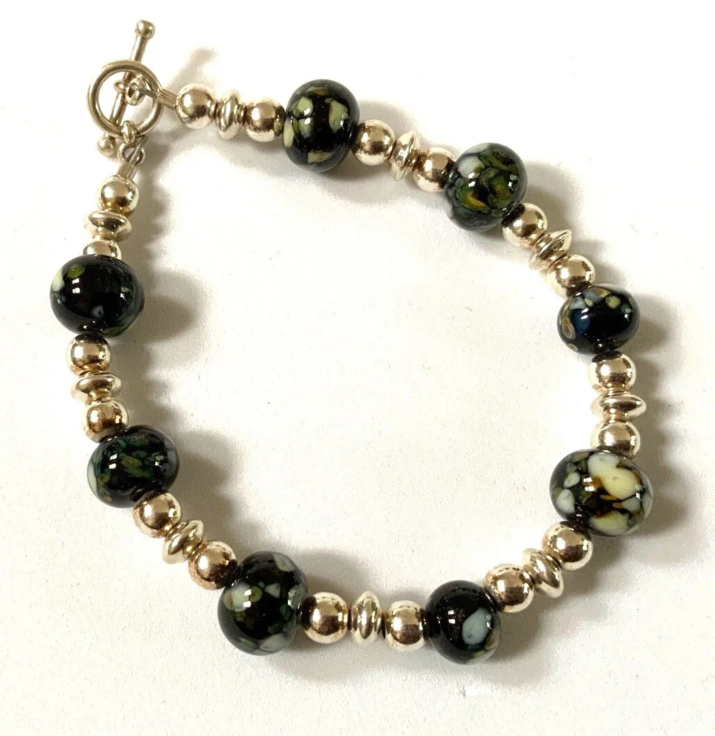 Black and Silver Bracelet