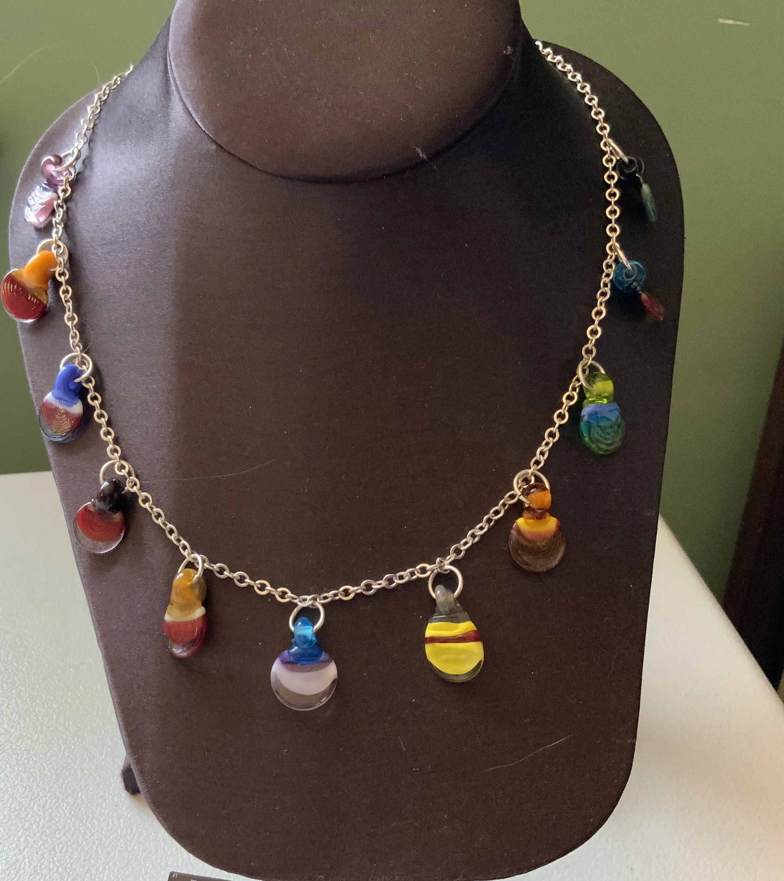 Glass Confetti Necklace